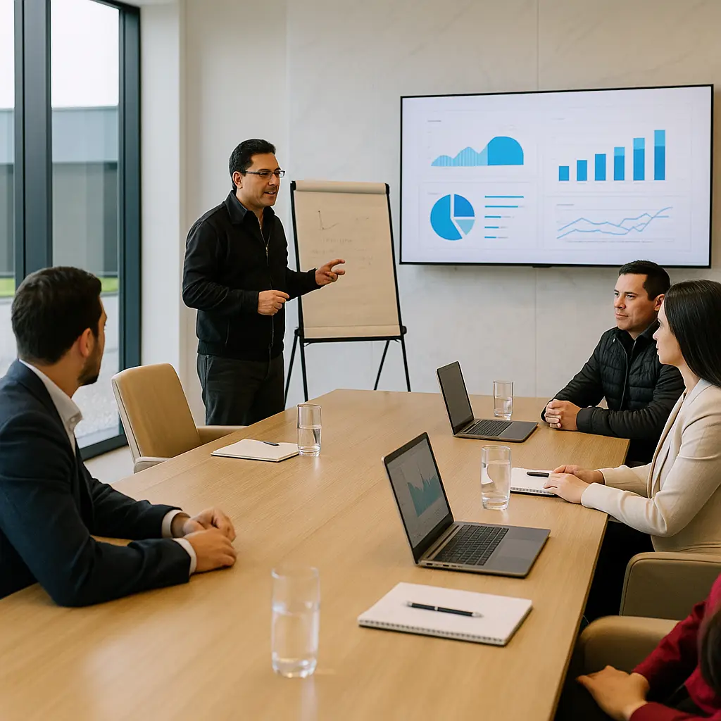 personas en capacitación